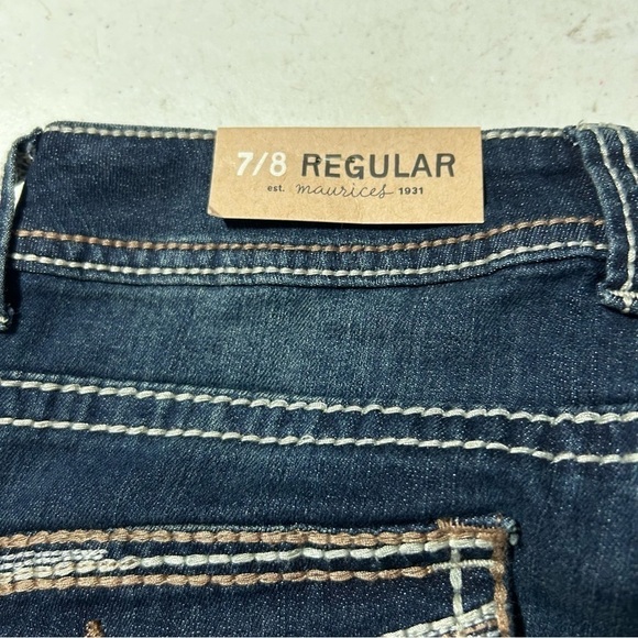 New Maurice’s Women’s Slim Boot Size 7/8 Dk Wash Denim Jeans BNWT - Picture 4 of 5